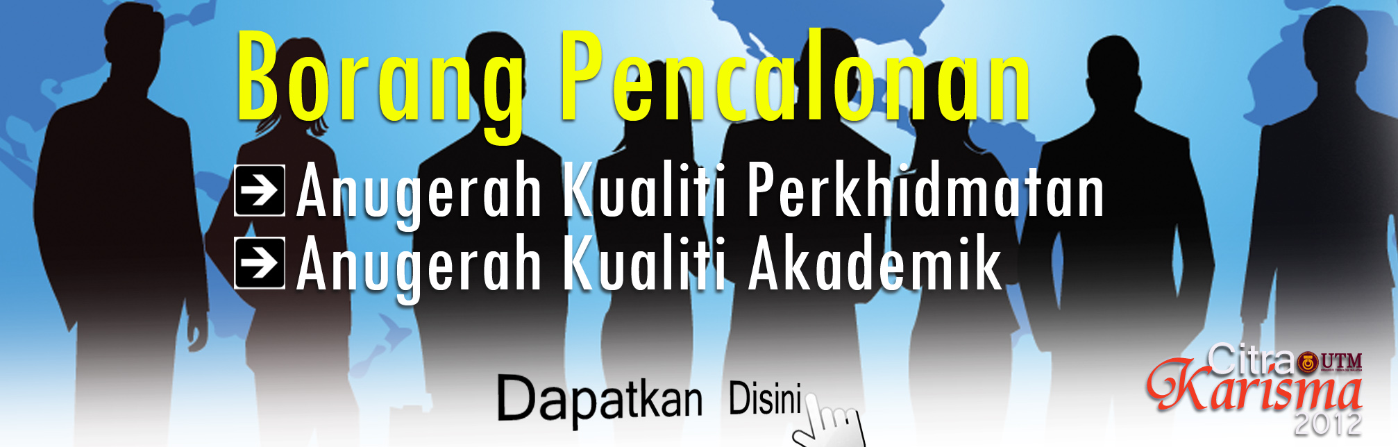 Pencalonan Anugerah Kualiti Perkhidmatan & Anugerah Kualiti Akademik 2012